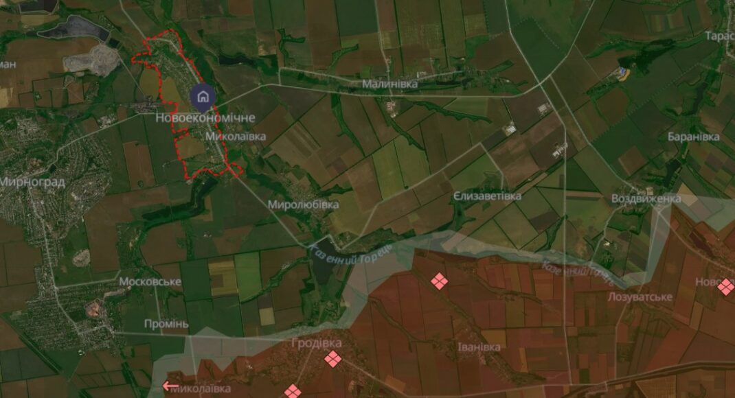 Унаслідок російського обстрілу селища Новоекономічне на Донеччині загинув місцевий житель