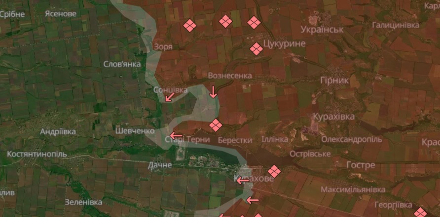 Росіяни окупували Зорю та просунулися ще у кількох населених пунктах Донеччини, — DeepState