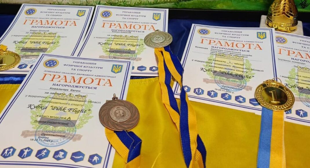 "Авіатори Слов’янська" перемогли у відкритому чемпіонаті Донеччини з авіамодельного спорту (відео)