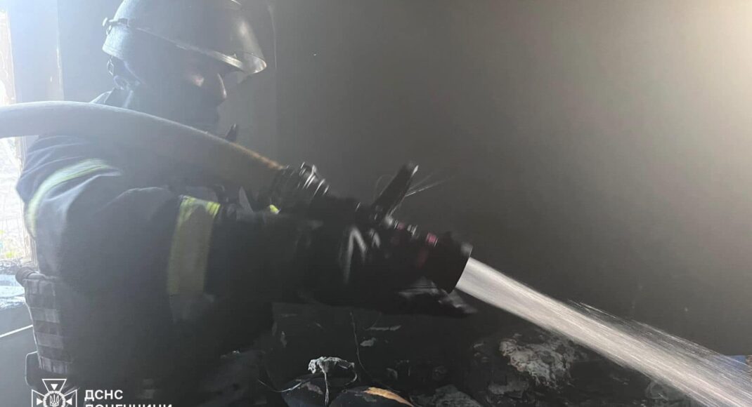 Минулої доби рятувальники Донеччини ліквідували 2 пожежі на території області
