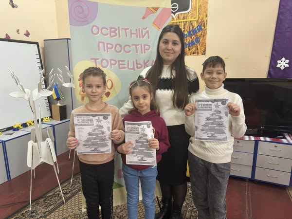 В Днепре для детей из Торецкой громады провели увлекательное занятие по английскому языку