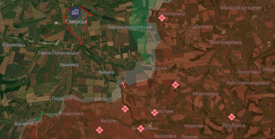Дві людини загинули внаслідок російського обстрілу Сіверська на Донеччині