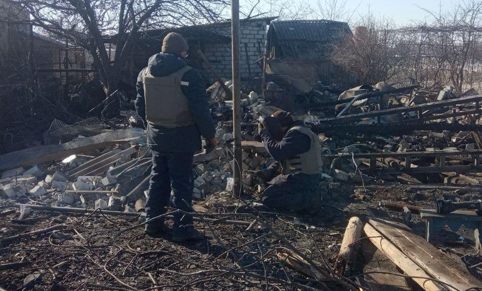 В Лимане возобновляют газоснабжение после вчерашнего российского обстрела (фото)
