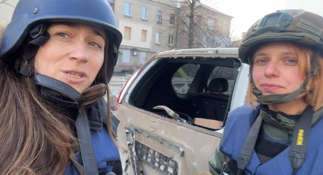В Покровске российский дрон атаковал машину, в которой были журналистки