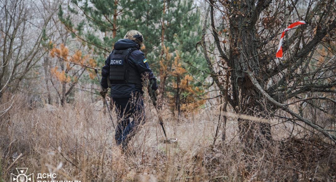 В двух районах Донетчины саперы изъяли более 25 взрывоопасных предметов (фото)