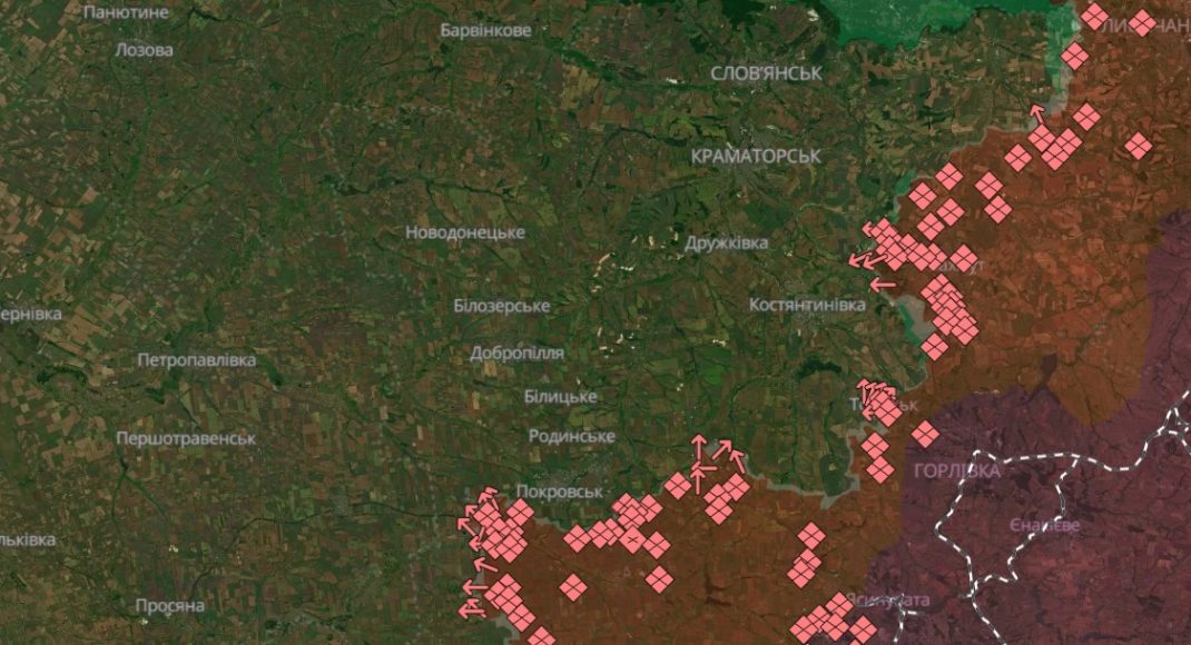 Аналітики DeepState повідомили про просування окупантів на Донеччині