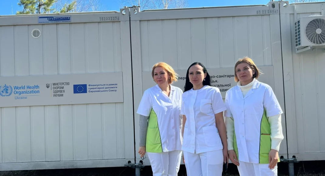 Модульний медпункт Торецької громади продовжує роботу на Житомирщині (фото)