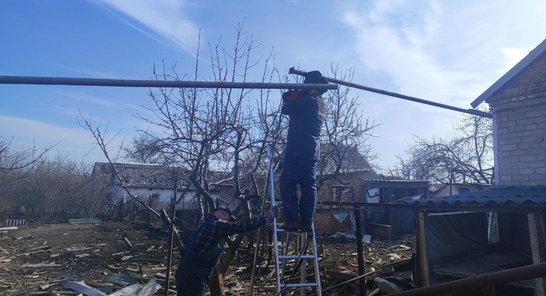 У Костянтинівці тривають роботи з відновлення газопостачання сотням споживачів (фото)