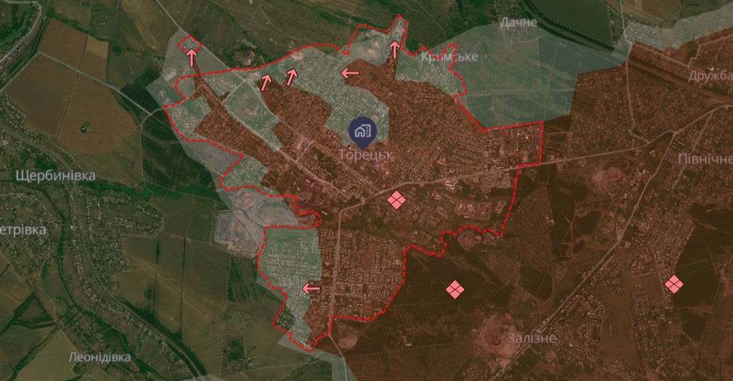 Росіяни просунулися у Торецьку, — DeepState