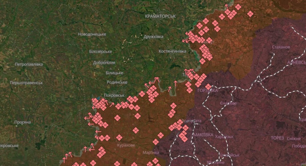 Російська окупаційна армія просунулася біля кількох населених пунктів на Донеччині