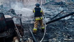 Рятувальники ліквідували наслідки нічної атаки БПЛА на Слов'янськ (фото)